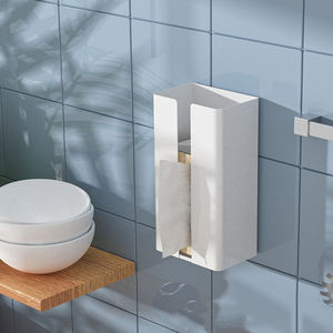 Hot Bán Hàng Kim Loại Nhà Bếp Chủ Hình Chữ Nhật Khăn Ăn Hộp Phòng Tắm Tường Núi Giấy Vệ Sinh Từ Mô Lưu Trữ Kệ - Product Image 6