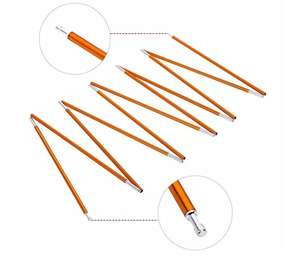 ขายโครงเต็นท์/เสาเต็นท์อลูมิเนียมปรับระดับได้ รุ่น 7001 7005 - Product Image 2