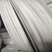 Joint d'étanchéité plat en PTFE blanc de qualité alimentaire, haute résistance, moulé en poudre, pour petits matériaux
