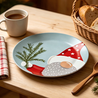 Assiettes de présentation de luxe personnalisables en PP pour steak, 13 pouces, durables et réutilisables, ensemble de vaisselle de mariage de 50 pièces, motif personnalisé Woju