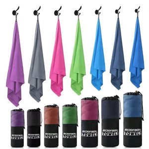 Serviette de sport en microfibre personnalisée brodée, tricotée, à séchage rapide et écologique pour adultes, idéale pour la gym et le fitness (vente en gros) - Product Image 2