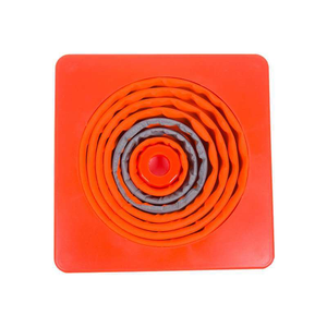 4 gói màu cam an toàn phản chiếu nón 28 inch giao thông đóng mở - Product Image 4