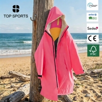 Robe de change imperméable et coupe-vent personnalisée pour adultes unisexes, pour les surfistes