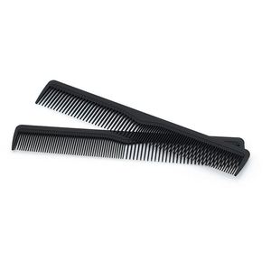 Black Plastic Double Sided Fine Tooth Comb for <b>Creative</b> <b>Gift</b> - Product Image 1