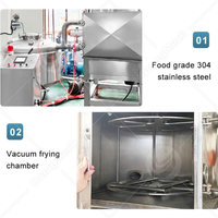 Chicharon Falafel Knapperige Kip Frituurmachine Elektrische Diepe Mini Vacuüm Friteuse