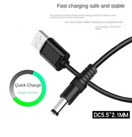 Cable Adaptador USB de Alimentación, Módulo Elevador de Voltaje de CC 5V a CC 9V / 12V, Conector de 2.1x5.5MM para Router y Computadora