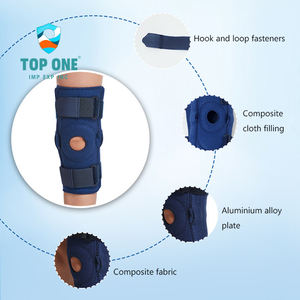 Coussinets orthopédiques de soulagement de la douleur au genou Top One orthèse de soutien du genou à compression avec stabilisateur latéral - Product Image 5