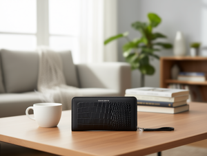 Portafoglio da donna Jd con chiusura a cerniera, motivo coccodrillo, in microfibra e similpelle, stile semplice - Product Image 2