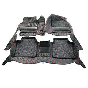 Alfombrillas decorativas para accesorios interiores de coche de buena calidad para Toyota Camry <span class=keywords><strong>2007</strong></span> alfombrillas negras y rojas para coche - Product Image 1