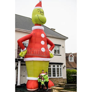 Zhenmei 20FT เป่าลมรูปการ์ตูนซานตาคริสมาสต์ขนาดใหญ่ - Product Image 6