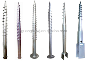 Anclaje de pila de tornillo de tierra, montaje Solar, suministrado directamente de fábrica - Product Image 5