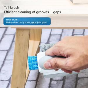 Hot Sell V Shape Plastic Bathroom Corner Scrubber Toilet Household Kitchen Crevice Floor <strong>Hand</strong> Hold Gap Cleaning <strong>Brush</strong> - Product Image 2