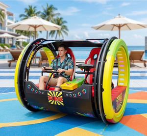 Coche giratorio para 2 jugadores con rotación de 360 grados, Le Bar Car, atracción eléctrica para parques temáticos - Product Image 1