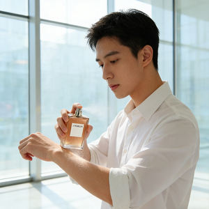 Colonia Corporal Cremosa y Dulce de Sándalo Orgánico al por Mayor, Aroma Floral Moderno, Lujoso, Duradero y Intenso, Eau de Parfum - Product Image 4