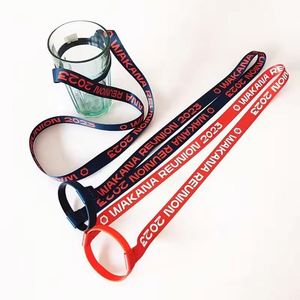 Anillo de Silicona para Botellas de Agua, Colorido, Personalizado con Logotipo, para Tazas de Café, Vasos de Cerveza, con Cordón para el Cuello, Venta al Por Mayor - Product Image 1
