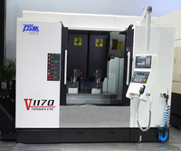 Centre d'usinage CNC en métal TDV1170S pour aluminium à double tête