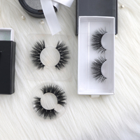 3d Vente en gros Cils de vison Fluffy Epais 18-20mm Cils de vison Fluffy Epais Fluffy Mink Eyelash Vendeur Full Strip Lashes
