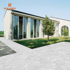 Realgres Carreaux de pavage en porcelaine travertin durables antidérapants 20mm <span class=keywords><strong>pour</strong></span> terrasses extérieures au bord de la piscine et chemins de jardin - Product Image 4