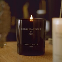 YOYOLO Contenant en verre décoratif, personnalisation du parfum et boîte, ensemble de bougies parfumées personnalisées pour cadeau de Noël et spa