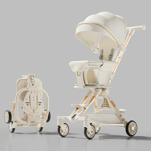 <span class=keywords><strong>Poussette</strong></span> bébé pliable légère <span class=keywords><strong>en</strong></span> métal personnalisable à quatre roues, <span class=keywords><strong>poussette</strong></span> portable <span class=keywords><strong>2</strong></span> <span class=keywords><strong>en</strong></span> <span class=keywords><strong>1</strong></span>, grande roue arrière, pour les enfants de 3 ans, intérieur - Product Image 4