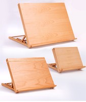 Fournisseur d'art Cpatrick A2 Table à dessin en bois de hêtre extra large à 5 positions Chevalet Planche à dessin et à croquis