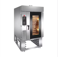 Prix d'usine de gros four à pain électrique/gaz pour le type d'armoire Rotation à air chaud