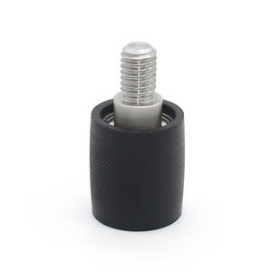 Rouleau en nylon PA66 revêtu de roulement avec surface moletée, résistant à l'usure, pour ligne de production automatique - Product Image 2