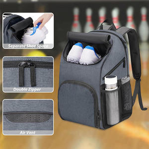 Mochila Deportiva para Bolos - Espaciosa, Protectora y Cómoda, con Compartimentos Especiales para Bola de Bolos y Zapatos - Product Image 3