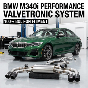 Silencieux d'échappement Valvetronic pour BMW M240i M440i M340i M340 G20 G22 G26 G42 en acier inoxydable SS304 avec soupape - Product Image 1