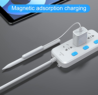 Cable de carga magnético para Apple Pencil Pro, adaptador de corriente portátil con base segura para preservar la batería del iPad (Pro)