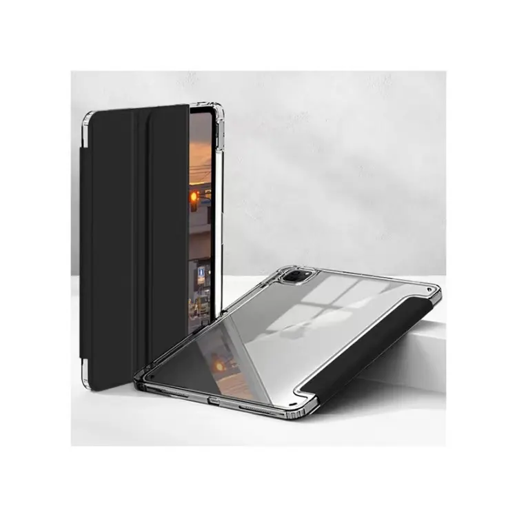 High Transparency Shockproof Lightweight Golden Triangle Design For Ipad Tablet Case