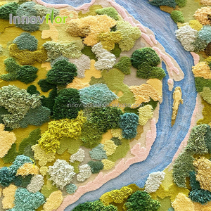 Chất Lượng Cao Giá Nhà Máy Cỏ Thiết Kế Tự Nhiên Thảm Thảm Handmade - Product Image 3