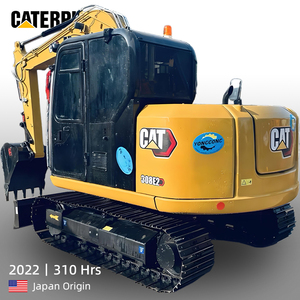 Excavatrice Caterpillar 308E2 d'occasion, 8 tonnes, moteur japonais <span class=keywords><strong>308</strong></span> E2 CR, boîte de vitesses, engin de chantier, pour vidéo d'essai - Product Image 1