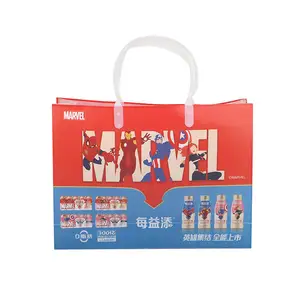 Printed Logo Design Handle Gift Clothing Package Custom Plastic Shopping Bags