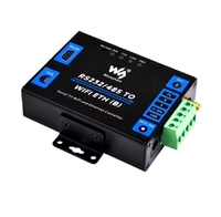 Konverter RS232/485 ke WiFi Ethernet Server Serial Jaringan Ganda Modbus Gateway Serial ke TCP/IP Modul Industri DC6-36V