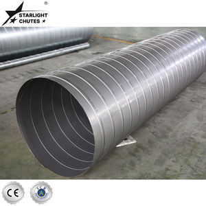 STARLIGHT CHUTES SC Conduit en acier inoxydable soudé de qualité industrielle <span class=keywords><strong>pour</strong></span> les fumées chimiques, échappement à haute température, dimensions personnalisables - Product Image 3