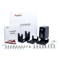 Сервопривод Feetech STS3235 12В 30кг, цельнометаллический, 360 градусов, с двойным валом, TTL-шина, для роботизированных рук, STEM-образования, человекоподобных роботов
