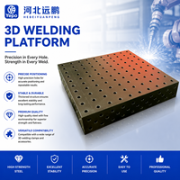 Table de soudage 3D en fonte HT300 nitrurée, haute stabilité, usinée avec précision pour grandes ateliers de fabrication