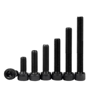 12.9 Grade Black Oxide Hex <b>Socket</b> Head Bolts M6 M8 Hexagon <b>Socket</b> Cap Head DIN912 Allen Bolts - Product Image 1