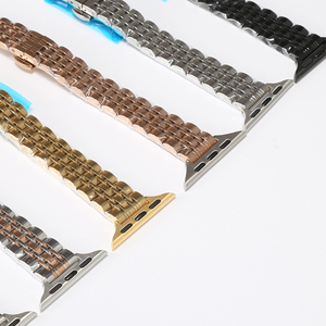 Vente chaude Bracelet de montre de luxe boucle Bracelet en métal Smartwatch Bracelet en métal Bracelet en acier inoxydable Bracelet de montre mince pour les femmes - Product Image 2