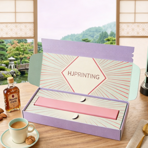 Boîte cadeau en papier de haute qualité, personnalisée, avec bande d'ouverture facile, échantillon gratuit, pour l'expédition e-commerce et l'emballage de détail - Product Image 1