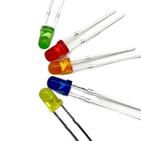 1000 pièces/sac Diodes électroluminescentes LED à immersion 3mm/5mm/8mm/10mm, rouge, jaune, vert, bleu, blanc, rondes, pour casque, carrées, à longueur d'onde LED