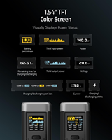 CUKTECH 20 Energy Column 25000mAh Power Bank 210W Max PD3.1 Pengisian Cepat Portabel Layar Digital TFT untuk Laptop Ponsel Aman untuk Perjalanan