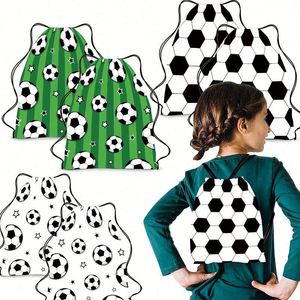 <b>Drawstring</b> <b>Backpack</b> Kids Portable Handheld Storage Bag for Football Fans School - Product Image 1