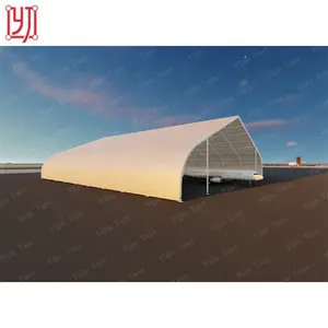 Esterna impermeabile piccolo hangar tenda curvo baldacchino bianco, aerei tenda hangar