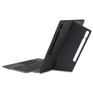 Clavier ultra fin pour Samsung Galaxy Tab S10 Ultra avec étui de protection en cuir PU détachable rétroéclairé multi-touchpad - Product Image 5