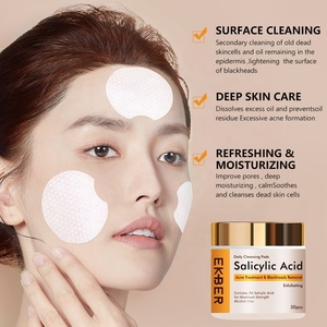 Coussinets exfoliants en acide de glycines pour le visage, 10 pièces, tampons pour le visage, Essence Anti-acné, effet éclaircissant, pour <span class=keywords><strong>taches</strong></span> foncées - Product Image 5