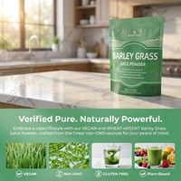 AegleWell Geconcentreerd Gerstegras Sap Poeder 250g Veganistisch Glutenvrij Non-GMO Rijk aan Chlorofyl Vitaminen Plantaardig Groen Superfood