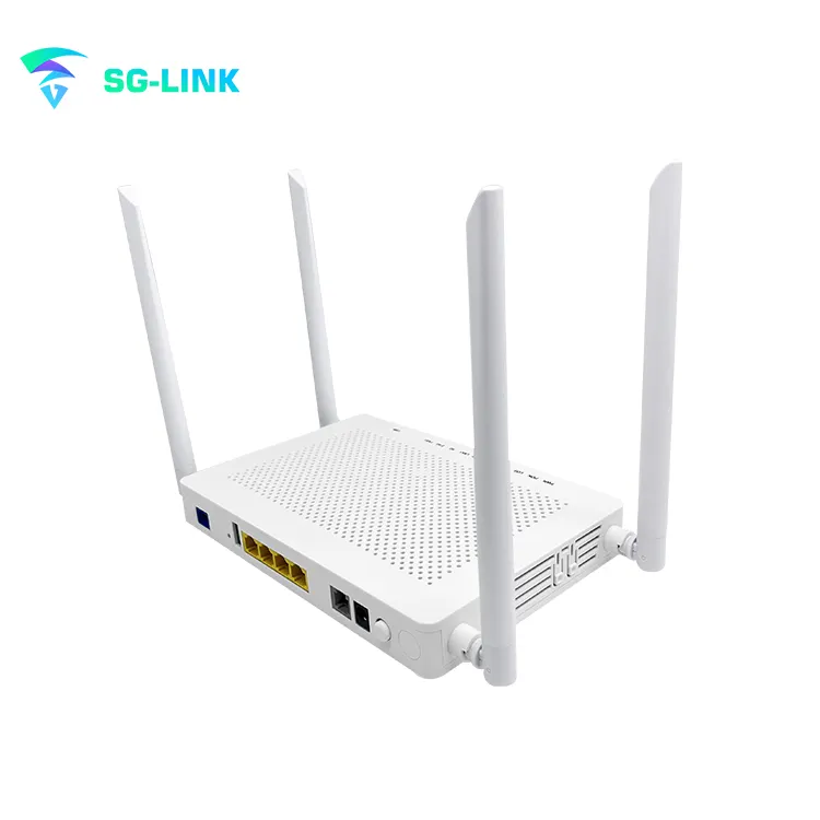 Onu Fiber SG-LINK Sg8160 Epon Gpon Wifi Router Glasvezel Netwerk 4ge 1 Potten + Wifi 6 1 * Usb3.0 Xpon Dual Band Fth Onts