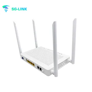 Onu Fiber SG-LINK SG8160 Epon Gpon Wifi Router Optic Fiber Network 4GE+1POTS+WIFI6+1*USB3.0 Xpon Dual Band Ftth Ont